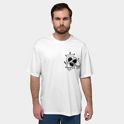 Футболка оверсайз мужская Глаза мистических существ, цвет: 3D-принт — фото 2