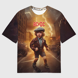Футболка оверсайз мужская ACDC boy, цвет: 3D-принт