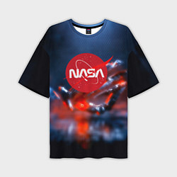 Мужская футболка оверсайз Nasa space star