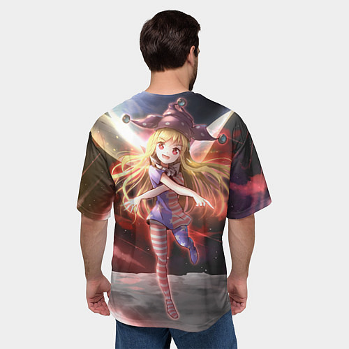 Мужская футболка оверсайз Touhou Project Клаунпис / 3D-принт – фото 4