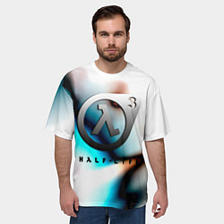 Футболка оверсайз мужская Half life 3 is coming, цвет: 3D-принт — фото 2