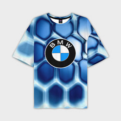 Футболка оверсайз мужская Bmw carbon sport auto brend, цвет: 3D-принт