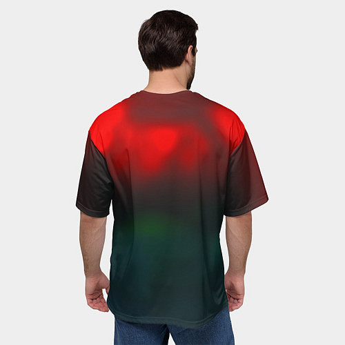 Мужская футболка оверсайз Ракетные войска ПВО / 3D-принт – фото 4