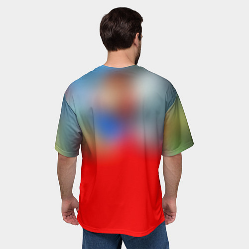 Мужская футболка оверсайз Belarus ussr / 3D-принт – фото 4