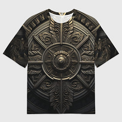 Мужская футболка оверсайз Узор в скандинавском стиле