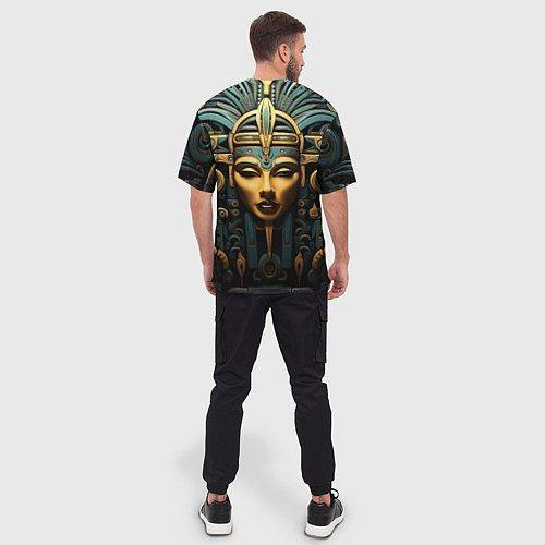 Мужская футболка оверсайз Египетские фараоны / 3D-принт – фото 4