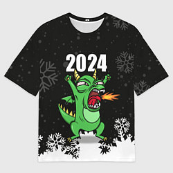 Футболка оверсайз мужская Очередной Новый год, цвет: 3D-принт