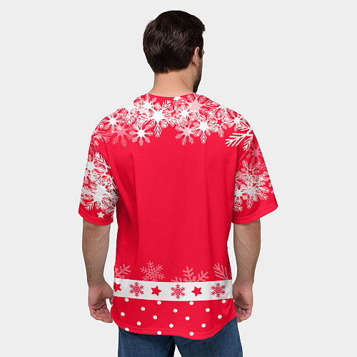 Мужская футболка оверсайз Дракон с подарком - 2024 / 3D-принт – фото 4