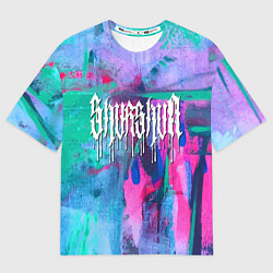 Футболка оверсайз мужская Shurshun - tie-dye, цвет: 3D-принт