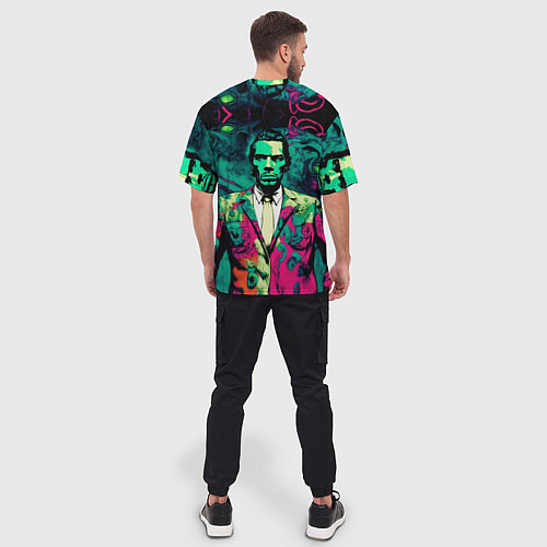 Мужская футболка оверсайз Че Гевара в современном стиле / 3D-принт – фото 4