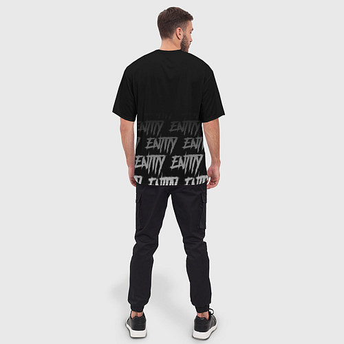 Мужская футболка оверсайз Entity / 3D-принт – фото 4