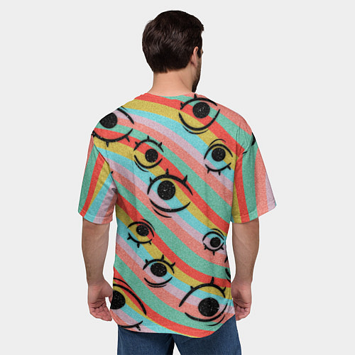 Мужская футболка оверсайз Not to panic / 3D-принт – фото 4