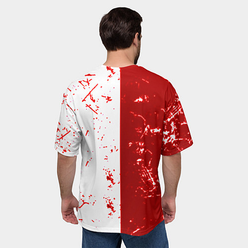 Мужская футболка оверсайз СССР ретро символика / 3D-принт – фото 4