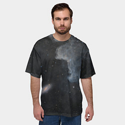 Футболка оверсайз мужская Бесконечная вселенная, цвет: 3D-принт — фото 2