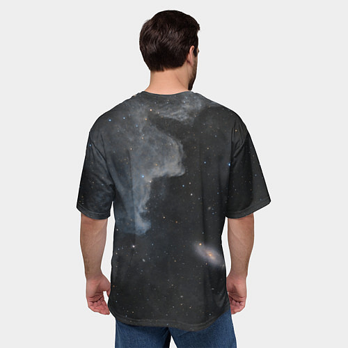 Мужская футболка оверсайз Бесконечная вселенная / 3D-принт – фото 4