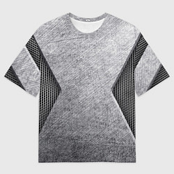 Футболка оверсайз мужская Стальная болванка, цвет: 3D-принт