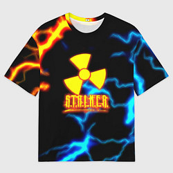 Мужская футболка оверсайз Stalker storm