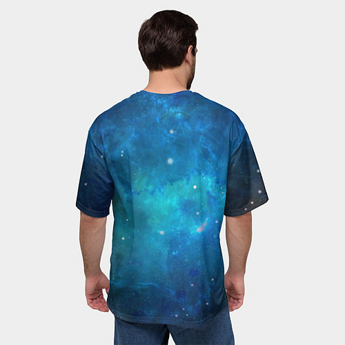 Мужская футболка оверсайз Хомялёт / 3D-принт – фото 4