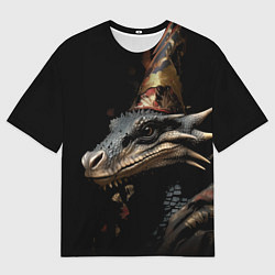 Мужская футболка оверсайз Хранитель нового года