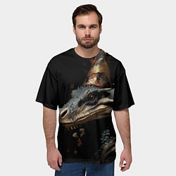 Футболка оверсайз мужская Хранитель нового года, цвет: 3D-принт — фото 2