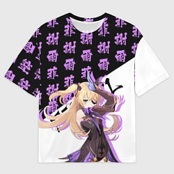 Мужская футболка оверсайз Фишль - Геншин Импакт