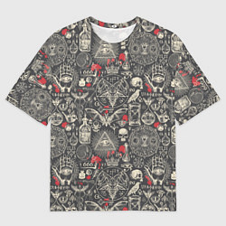 Футболка оверсайз мужская Колдовство и чёрная магия, цвет: 3D-принт