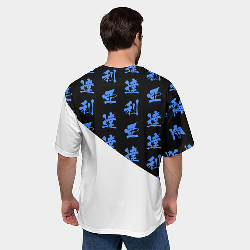 Мужская футболка оверсайз Тарталья - Геншин Импакт / 3D-принт – фото 4