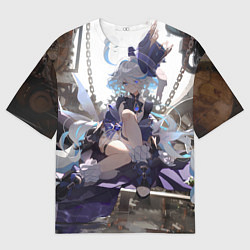 Мужская футболка оверсайз Genshin Impact Фурина