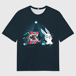 Футболка оверсайз мужская Подарок - мимик, цвет: 3D-принт