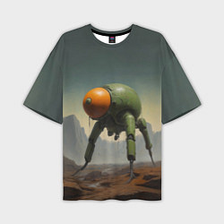 Мужская футболка оверсайз Инопланетный шагоход