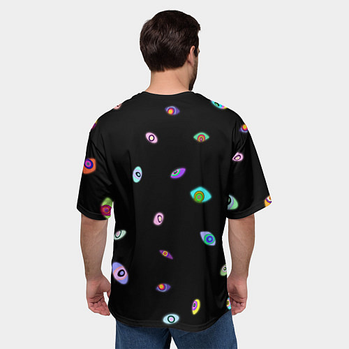 Мужская футболка оверсайз Kaufmo Abstracted The Amazing Digital Circus / 3D-принт – фото 4