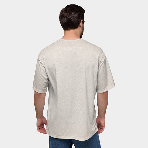 Мужская футболка оверсайз Французский бульдог в очках и рубашке / 3D-принт – фото 4