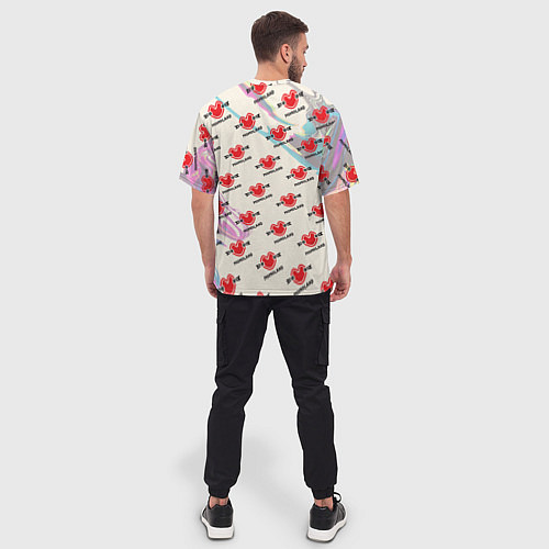 Мужская футболка оверсайз Momaland pattern / 3D-принт – фото 4