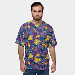 Футболка оверсайз мужская Тропический тукан, цвет: 3D-принт — фото 2