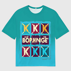 Мужская футболка оверсайз Загадочная ка