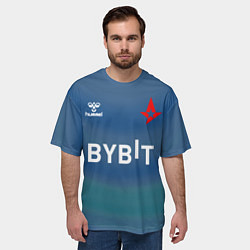 Футболка оверсайз мужская Astralis new, цвет: 3D-принт — фото 2