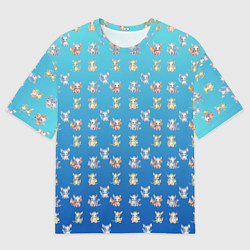 Футболка оверсайз мужская Самый милый дракон, цвет: 3D-принт