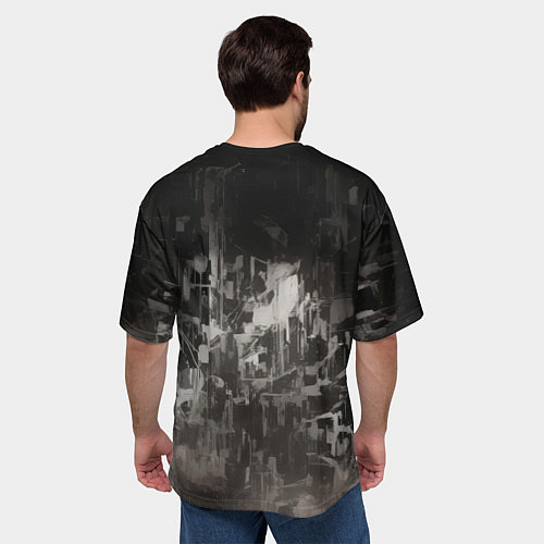Мужская футболка оверсайз Женщина-киборг / 3D-принт – фото 4