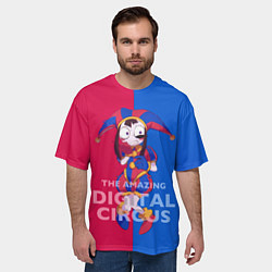 Футболка оверсайз мужская Помни в ужасе The amazing digital circus, цвет: 3D-принт — фото 2
