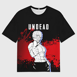 Мужская футболка оверсайз Анди - Нежить и неудача