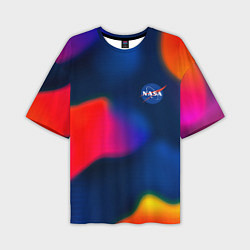 Мужская футболка оверсайз Nasa gradient sportcolor