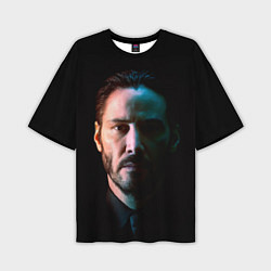 Мужская футболка оверсайз Keanu Charles Reeves