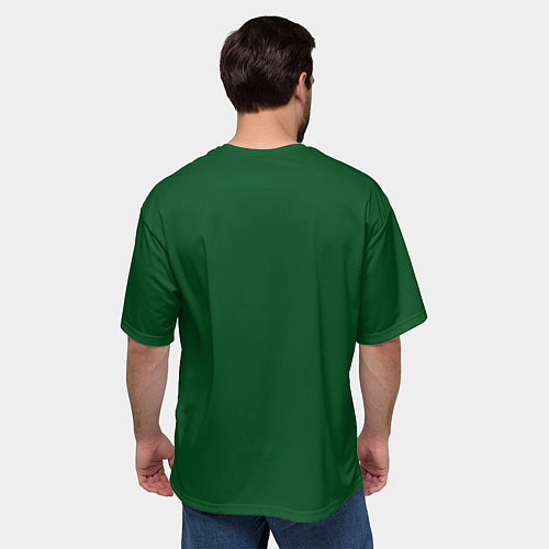 Мужская футболка оверсайз Эсперанто-международный язык / 3D-принт – фото 4