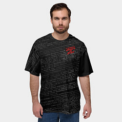 Футболка оверсайз мужская Я сдавать никого не буду и набор цитаты из фильма, цвет: 3D-принт — фото 2