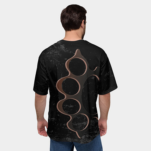 Мужская футболка оверсайз Мы с улицы / 3D-принт – фото 4