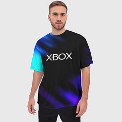 Футболка оверсайз мужская Xbox neon games, цвет: 3D-принт — фото 2