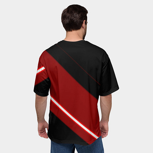 Мужская футболка оверсайз Слово пацана форма / 3D-принт – фото 4