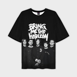 Футболка оверсайз мужская Bring me the horizon - group, цвет: 3D-принт