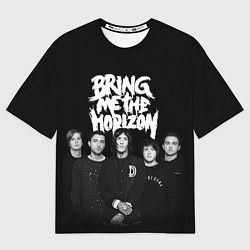 Футболка оверсайз мужская Bring me the horizon - group, цвет: 3D-принт