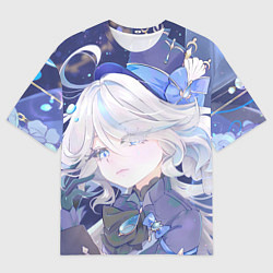 Футболка оверсайз мужская Genshin Impact Furina smug, цвет: 3D-принт